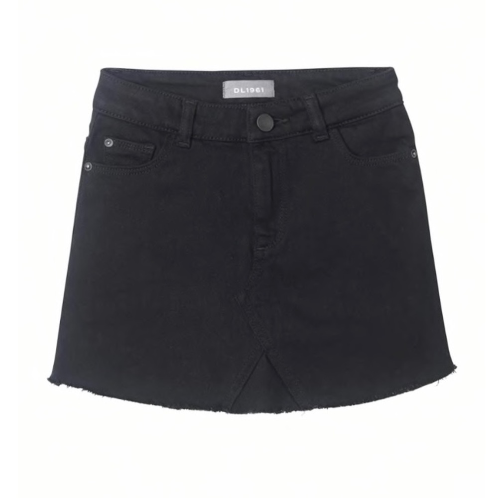 DL1961 Girls Jenny Black dark-wash Denim Skirt size 8